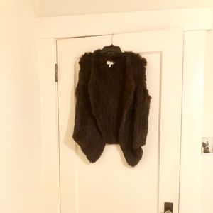 Real Rabbit Fur Vest (Joie)